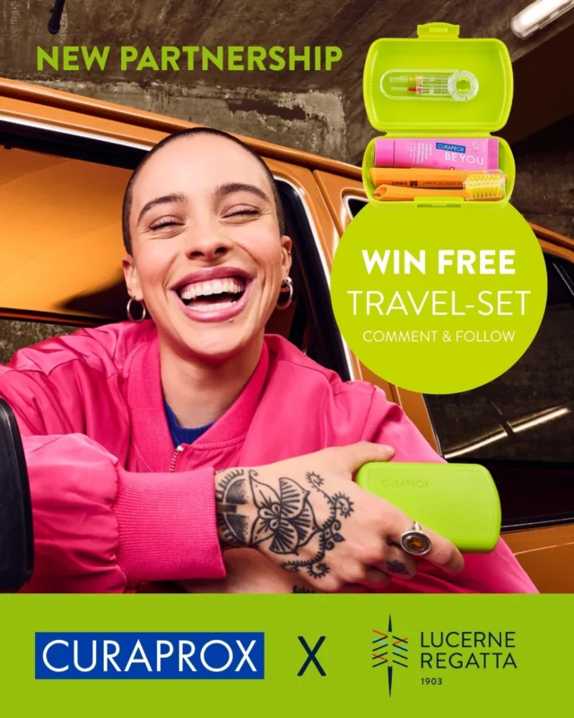 Big smiles, strong performances, and healthy routines — we’re excited to announce our new partnership with Curaprox! 🦷✨

In Sports, we know that the best moments often end with a big smile in the victory photo. Whether it’s after a hard race, a personal best, or simply a great day on the water — smiling is part of the sport. And a healthy smile starts with great oral care.

How to participate:
Follow @lucerne_regatta and @curaproxswitzerland and 
Comment below who always makes you laugh the most
We’ll randomly select one winner!

That’s why we’re teaming up with Curaprox.
To celebrate, we’re giving away a Curaprox Travel Set so you can keep your smile race-ready wherever you go! ✈️😁

And there’s more good news: Curaprox will also be part of the LUCERNE REGATTA this year, so keep an eye out for them when the racing action comes to the Rotsee! 🚣

#Curaprox #LucerneRegatta #Smile #Rotsee