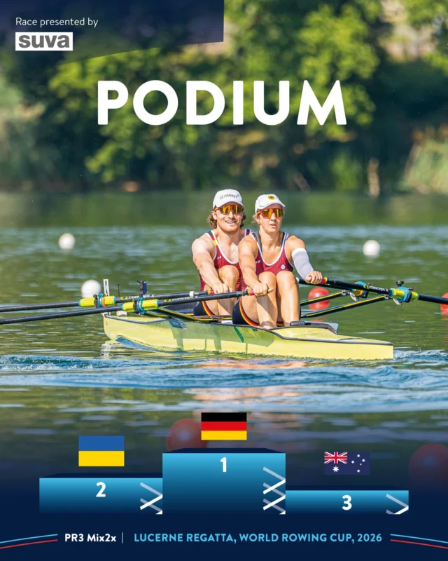 🥇🥈🥉 A-Final: PR3 Mixed Double Sculls (PR3 Mix2x)! Congratulations! 🎉

Race presented by @suva.schweiz

📷 @tobil_photography @frankleloire @jerome.photo @shotby.tim_ @jeanmiphotographie