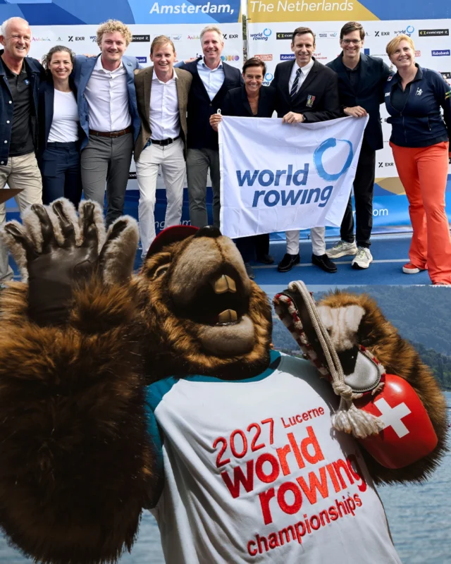 Now it’s our turn! 🇨🇭🚣

The flag has officially been passed from Amsterdam 2026 to Lucerne 2027. Next stop: Switzerland! 🇨🇭

To all staff, volunteers and athletes: enjoy some well-deserved rest after an incredible week.

See you next year at the Rotsee in Lucerne, August 23–29, 2027! ❤️🇨🇭

#Lucerne2027 #wrchlucerne #Rotsee #wrchamsterdam